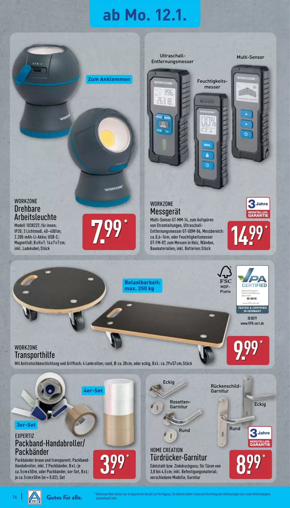 Aldi Nord Prospekt (ab 12.01.2026) zum Blättern - Seite 18