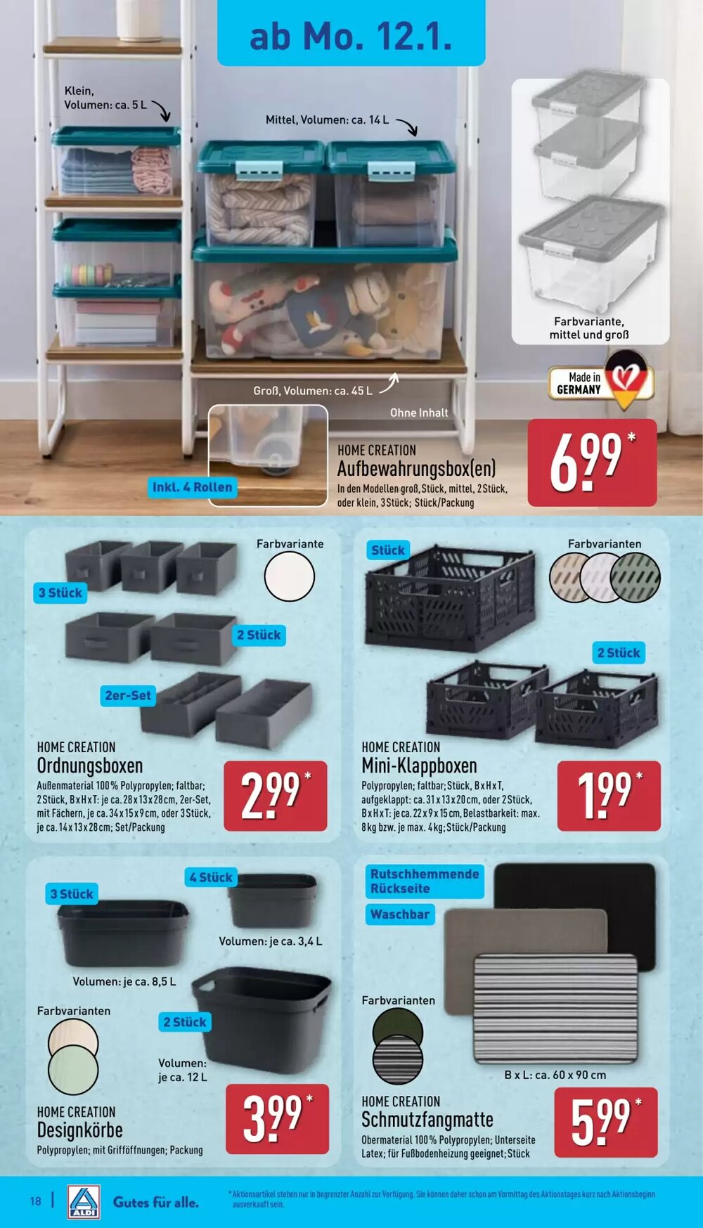 Aldi Nord Prospekt (ab 12.01.2026) zum Blättern - Seite 20