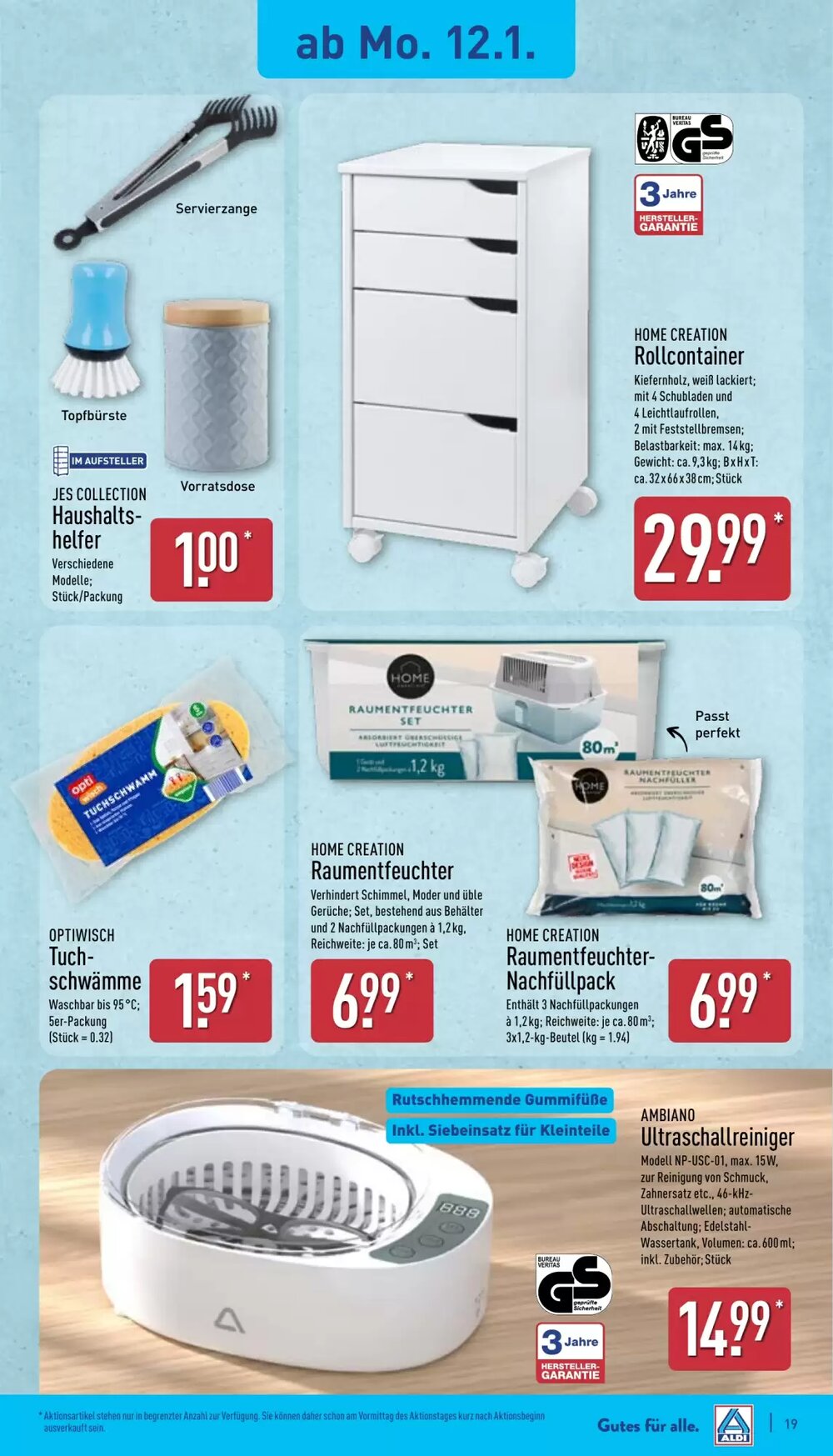 Aldi Nord Prospekt (ab 12.01.2026) zum Blättern - Seite 21