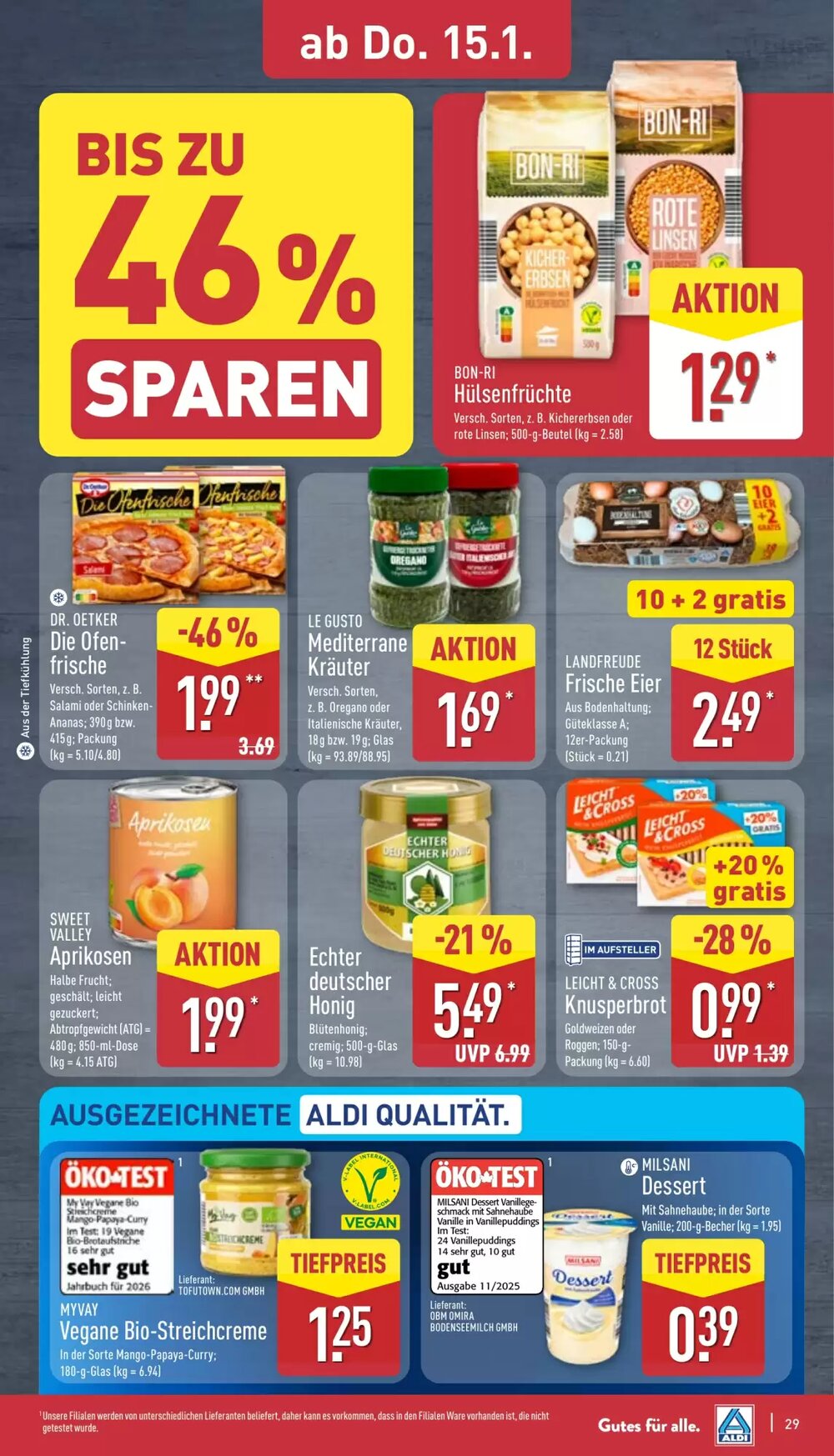 Aldi Nord Prospekt (ab 12.01.2026) zum Blättern - Seite 31
