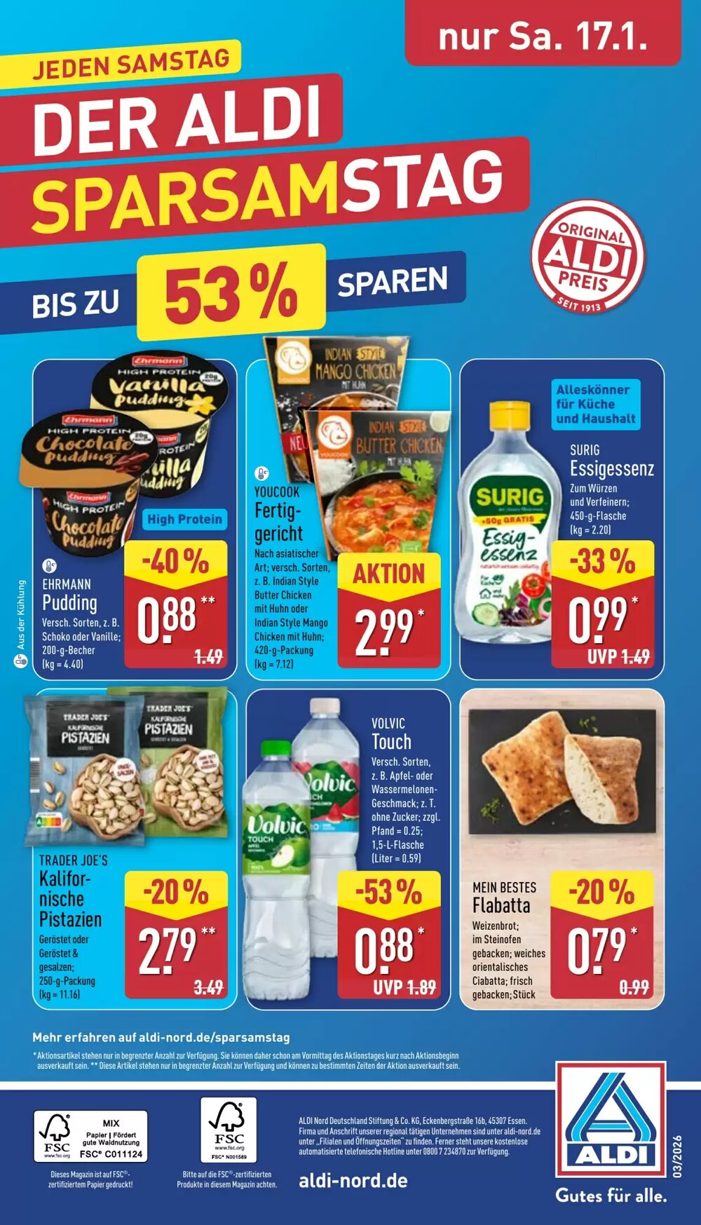 Aldi Nord Prospekt (ab 12.01.2026) zum Blättern - Seite 34