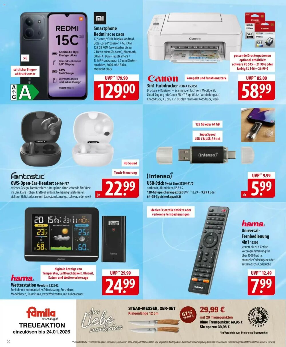 Famila Nord Ost Prospekt (ab 12.01.2026) zum Blättern - Seite 20