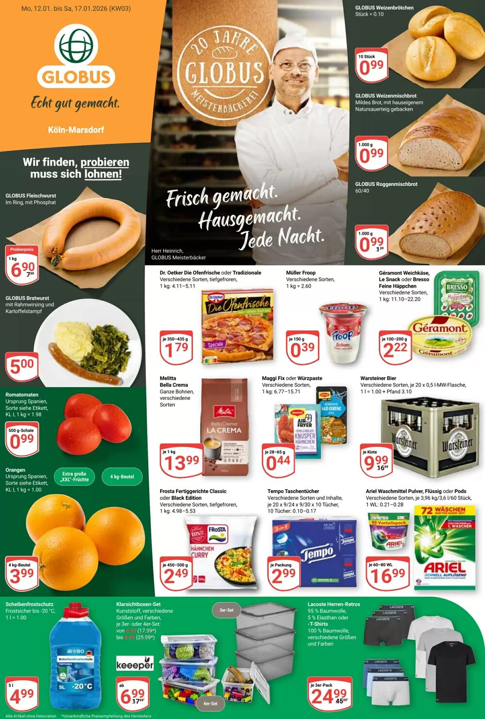 Globus Prospekt (ab 12.01.2026) zum Blättern - Seite 1