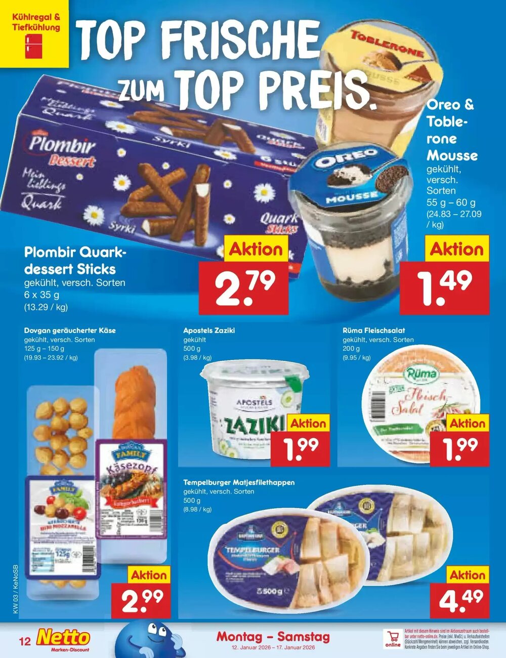 Netto Marken-Discount Prospekt (ab 12.01.2026) zum Blättern - Seite 12