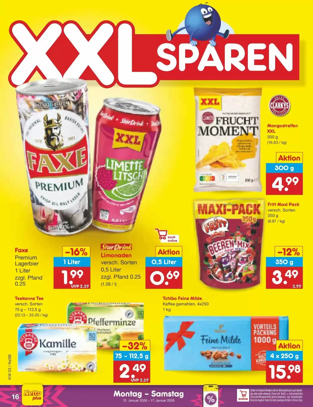 Netto Marken-Discount Prospekt (ab 12.01.2026) zum Blättern - Seite 16