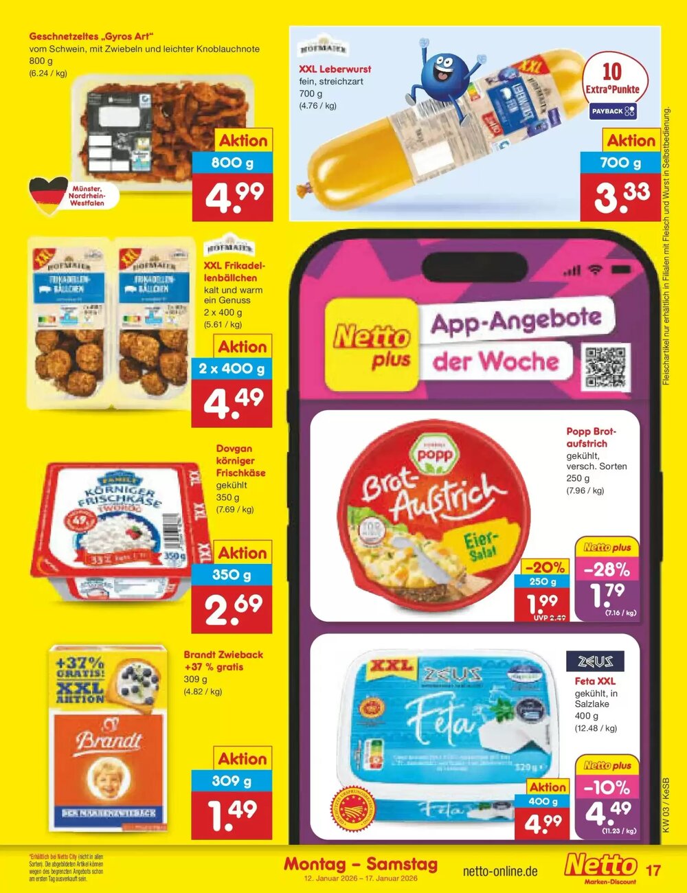 Netto Marken-Discount Prospekt (ab 12.01.2026) zum Blättern - Seite 17