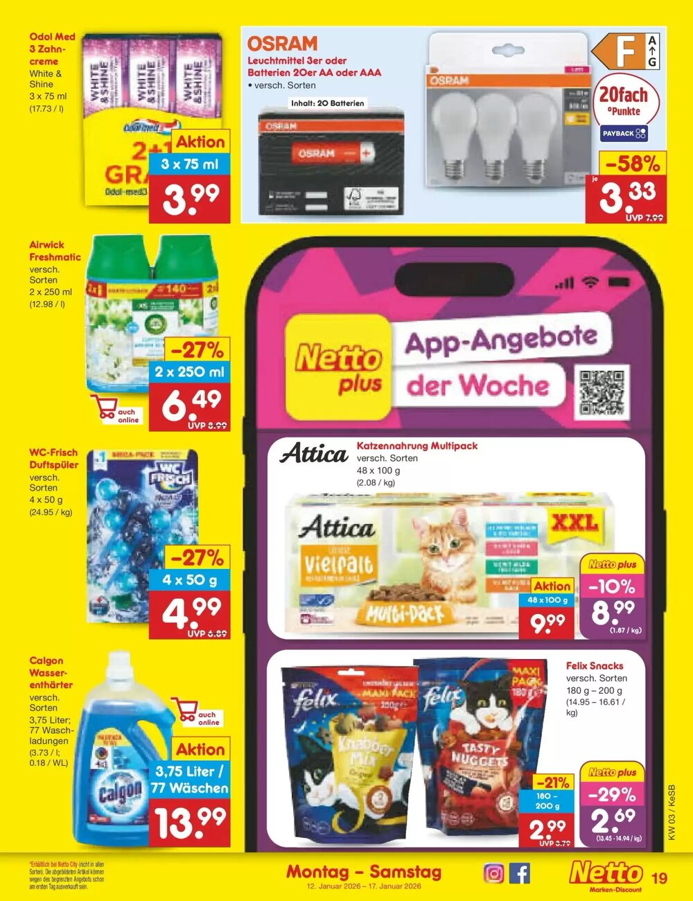 Netto Marken-Discount Prospekt (ab 12.01.2026) zum Blättern - Seite 19