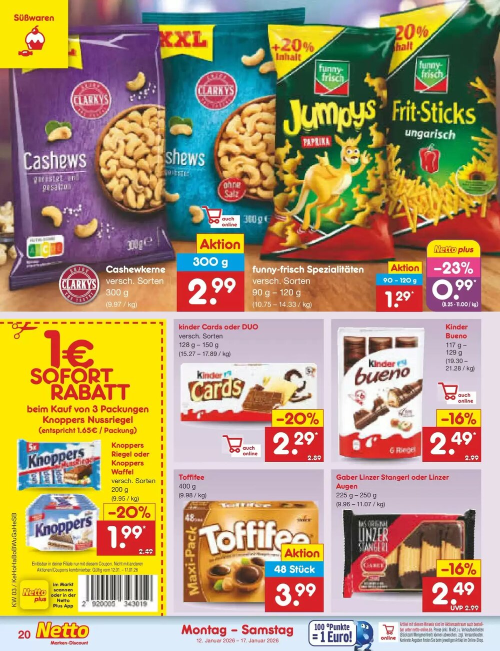 Netto Marken-Discount Prospekt (ab 12.01.2026) zum Blättern - Seite 20