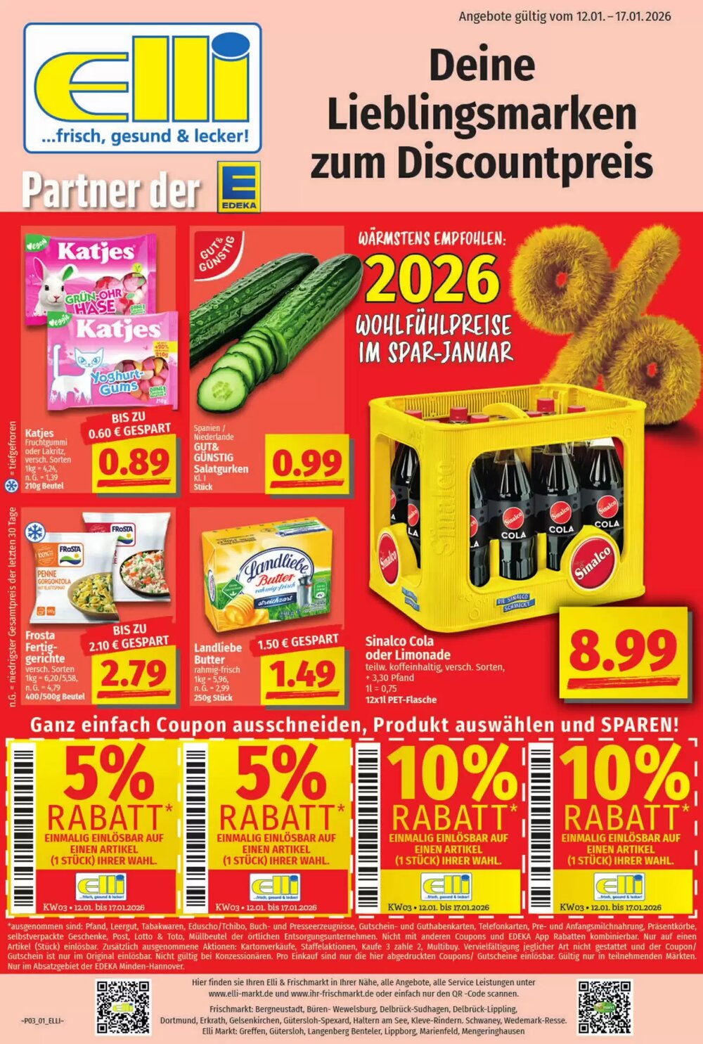 Elli Markt Prospekt (ab 12.01.2026) zum Blättern - Seite 1