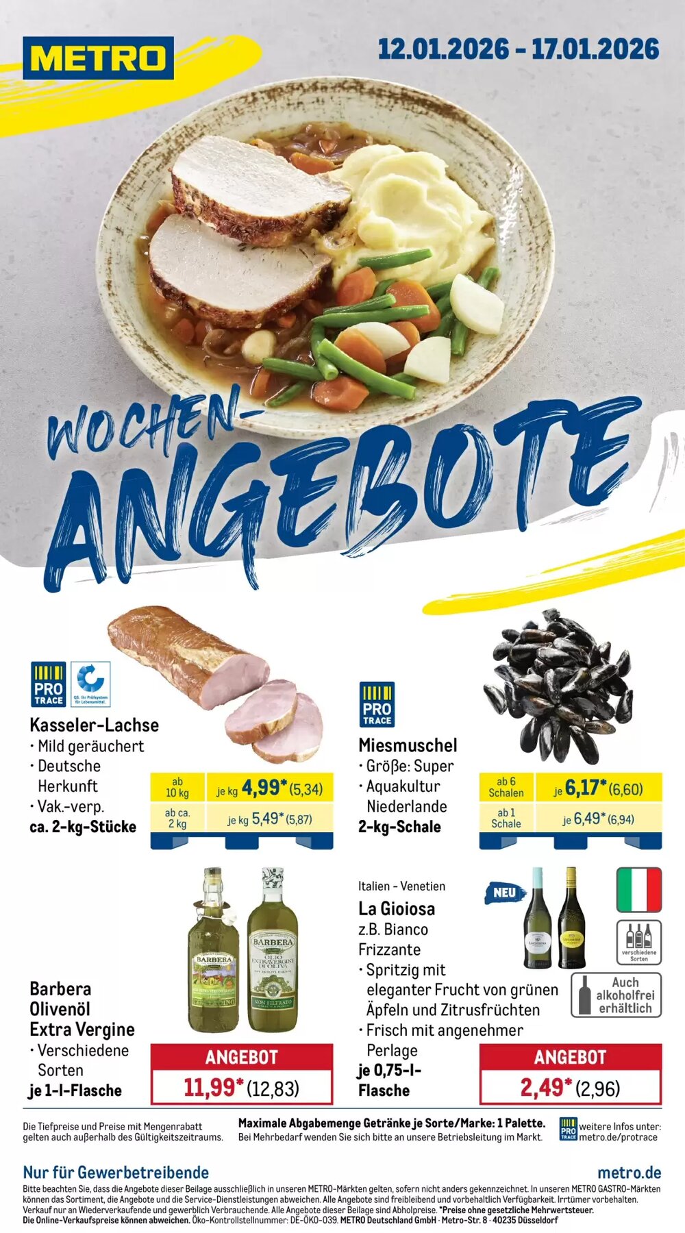 METRO Prospekt (ab 12.01.2026) zum Blättern - Seite 1
