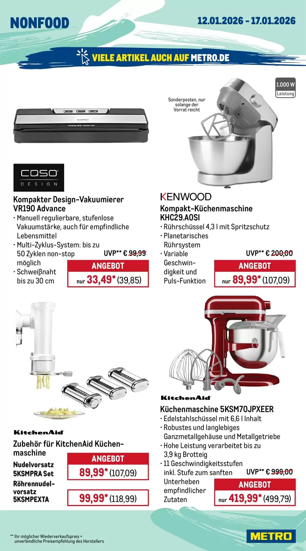 METRO Prospekt (ab 12.01.2026) zum Blättern - Seite 21