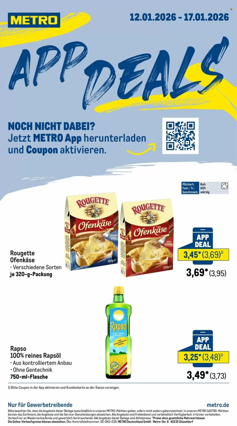 METRO Prospekt (ab 12.01.2026) zum Blättern - Seite 1