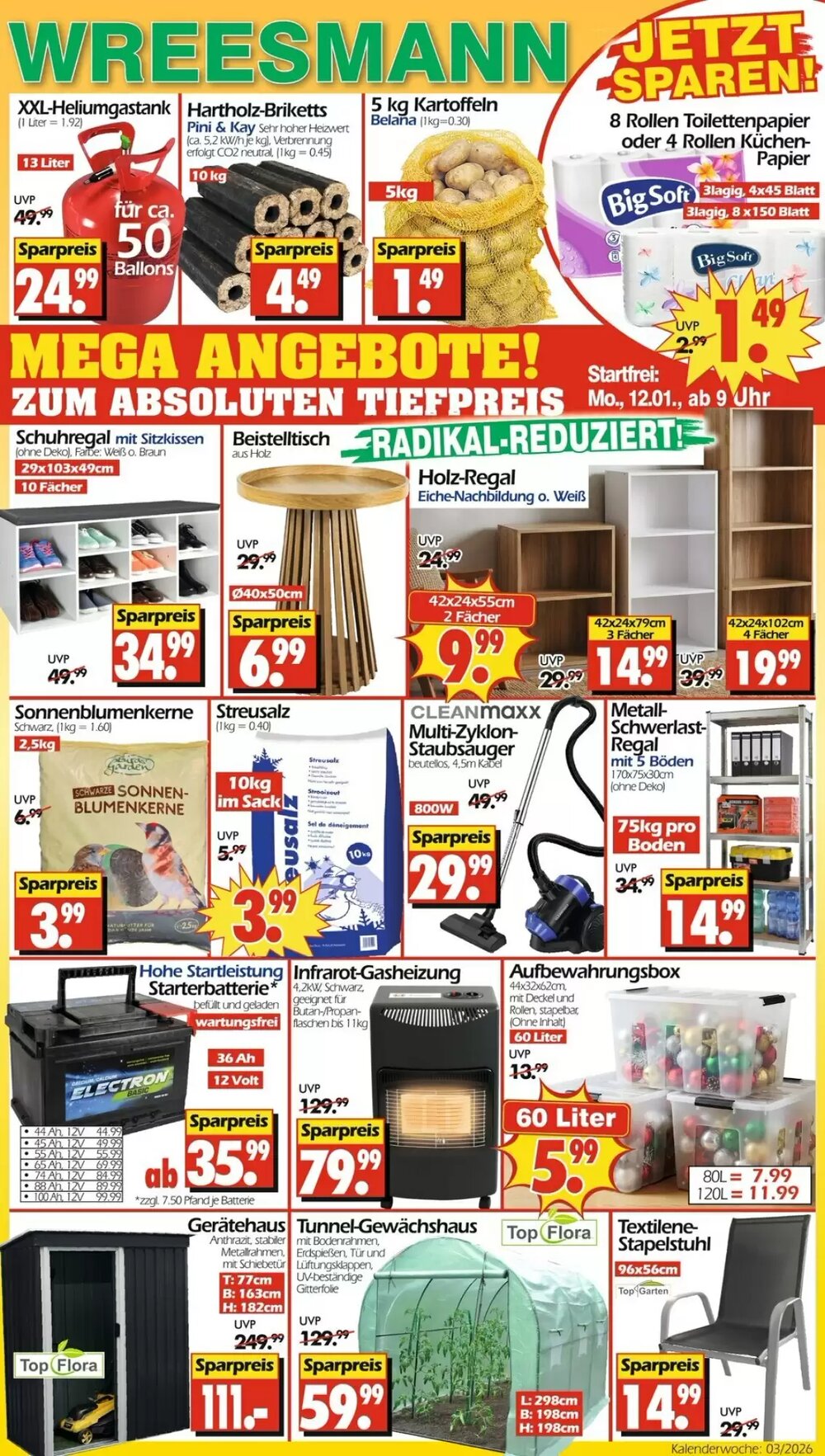 Wreesmann Prospekt (ab 12.01.2026) zum Blättern - Seite 1