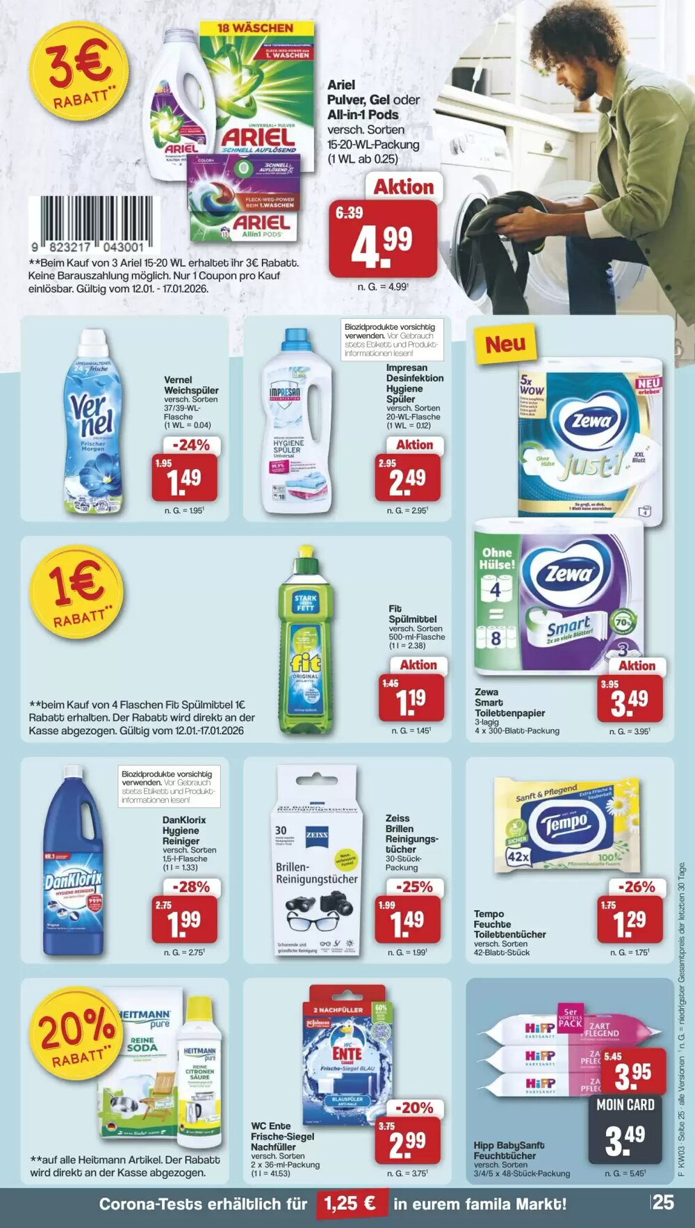 Famila Nord West Prospekt (ab 12.01.2026) zum Blättern - Seite 25