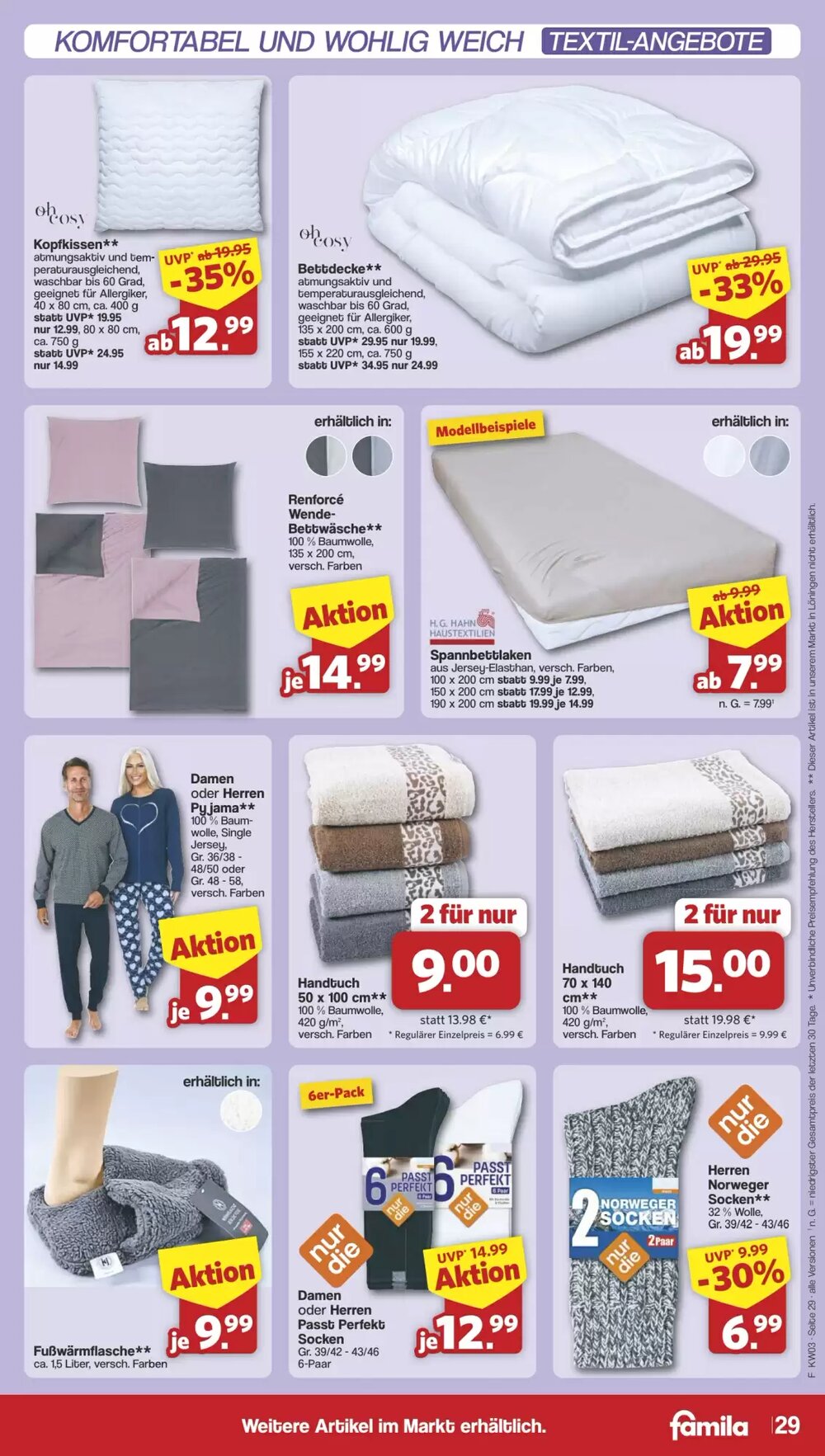 Famila Nord West Prospekt (ab 12.01.2026) zum Blättern - Seite 29