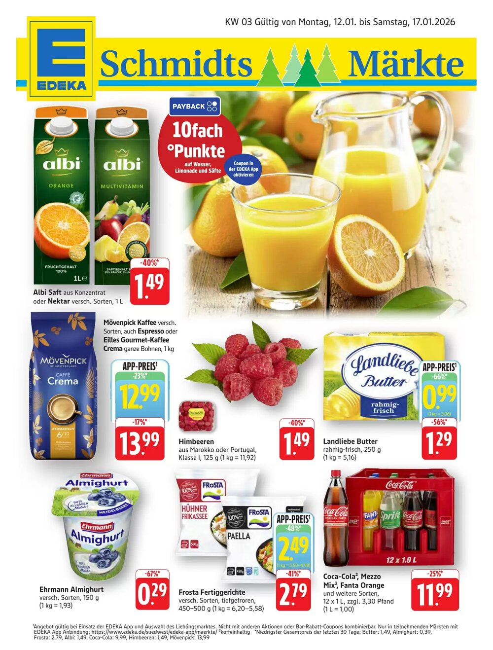 Schmidt's Märkte Prospekt (ab 12.01.2026) zum Blättern - Seite 1