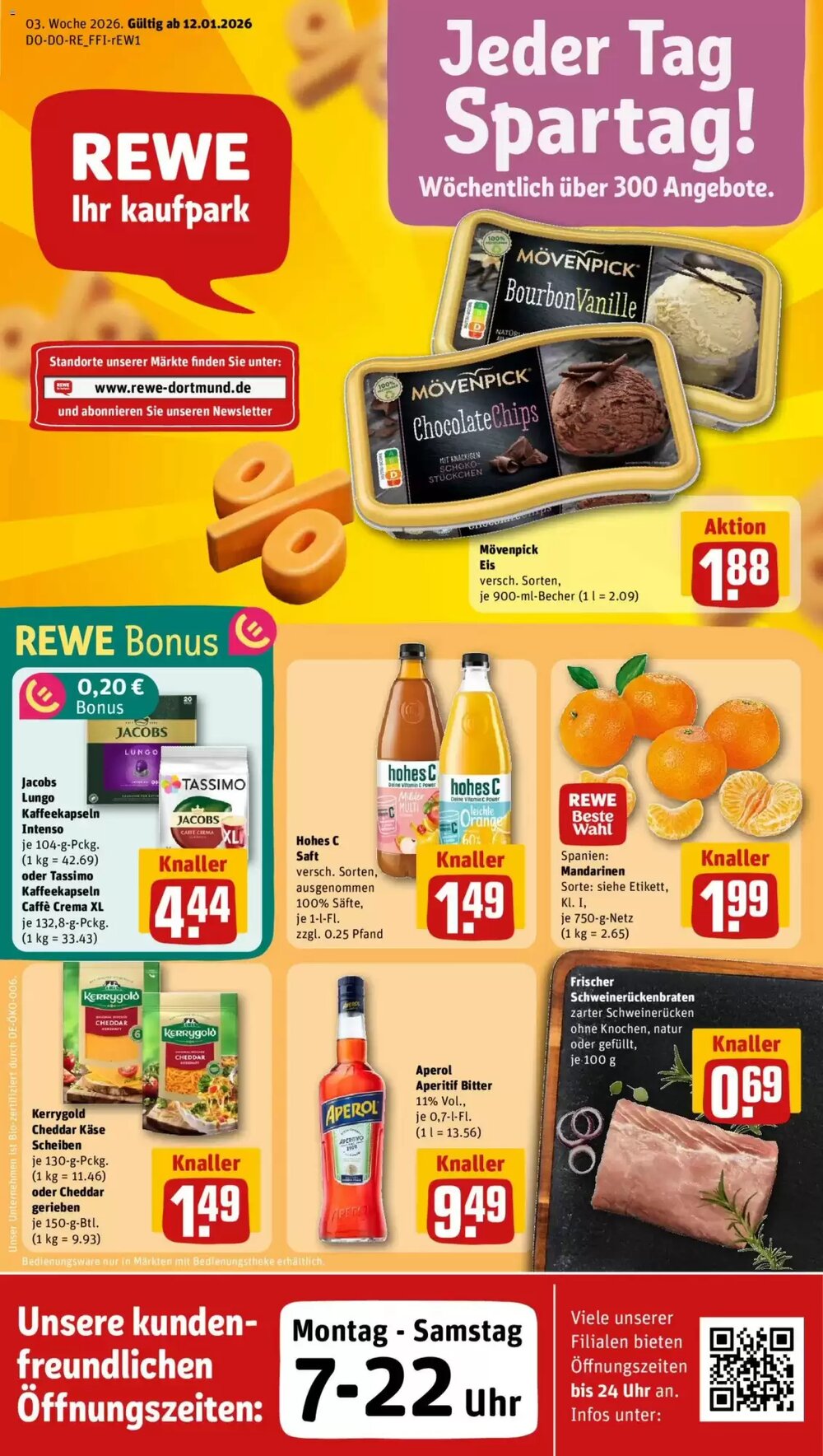 REWE Kaufpark Prospekt (ab 12.01.2026) zum Blättern - Seite 1