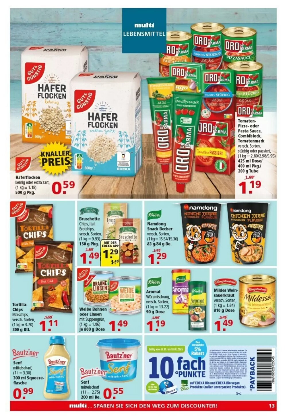 Multi Markt Prospekt (ab 12.01.2026) zum Blättern - Seite 13