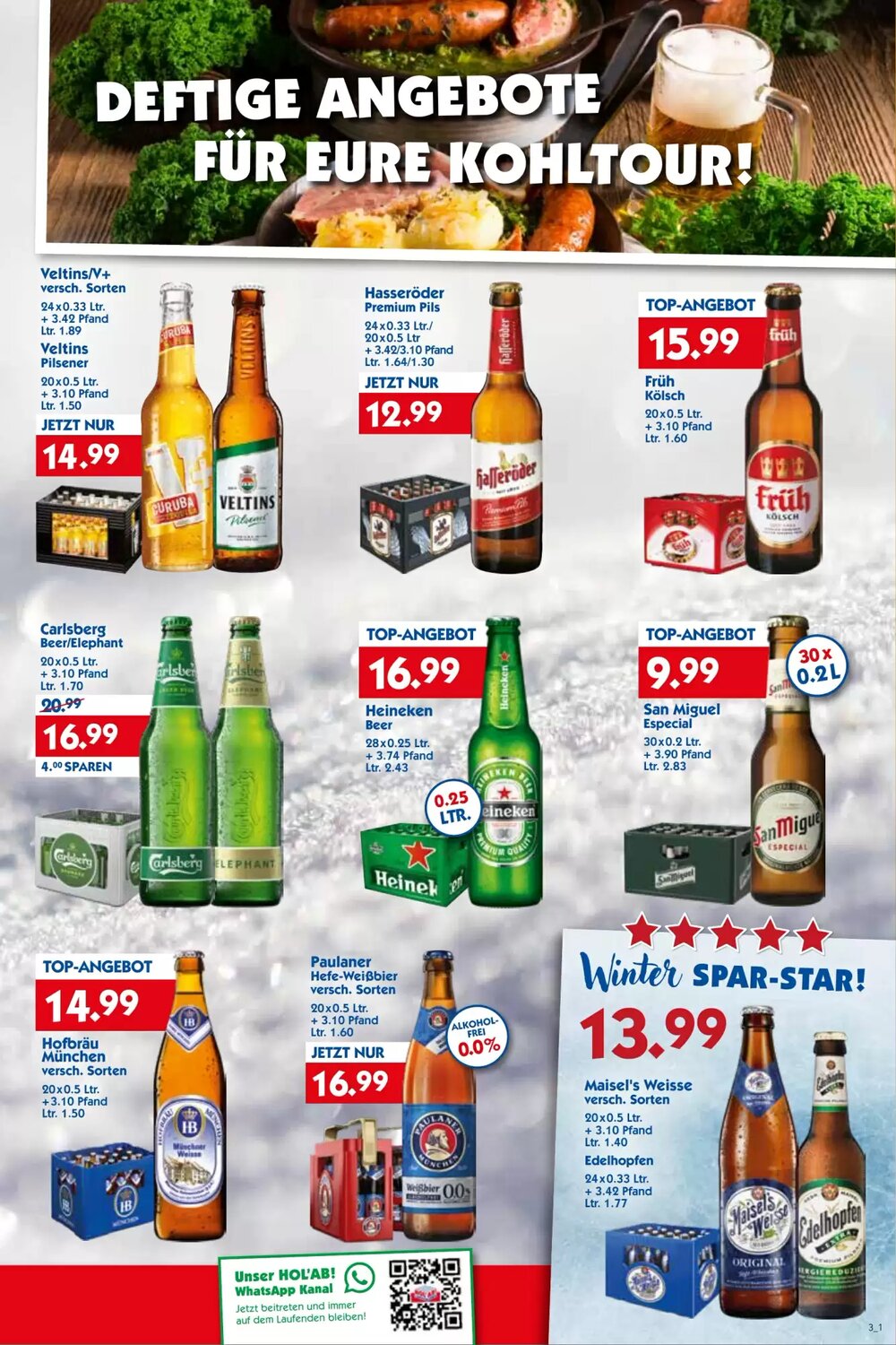 Hol'ab Getränkemarkt Prospekt (ab 12.01.2026) zum Blättern - Seite 3