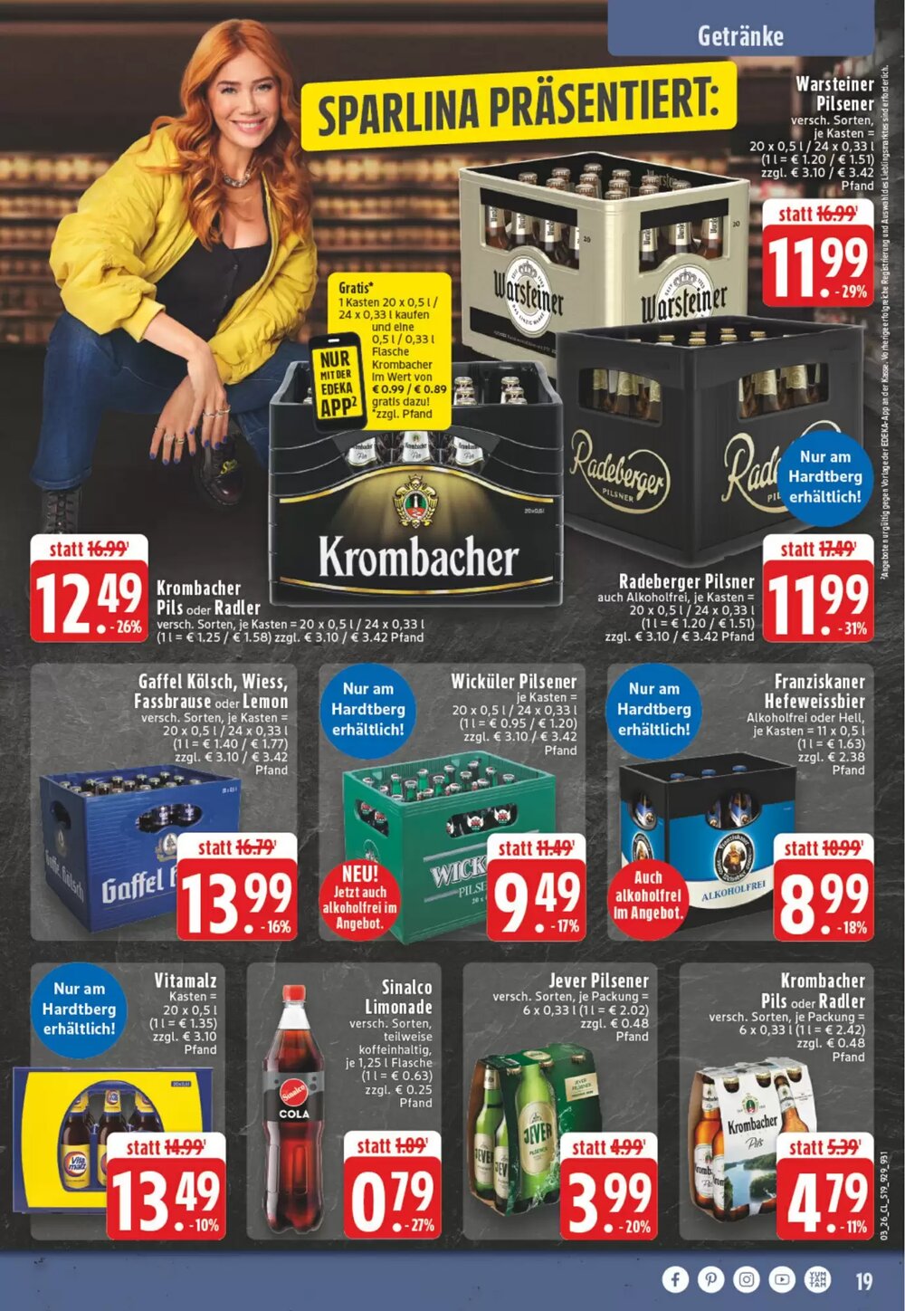 EDEKA Vogl Prospekt (ab 12.01.2026) zum Blättern - Seite 19