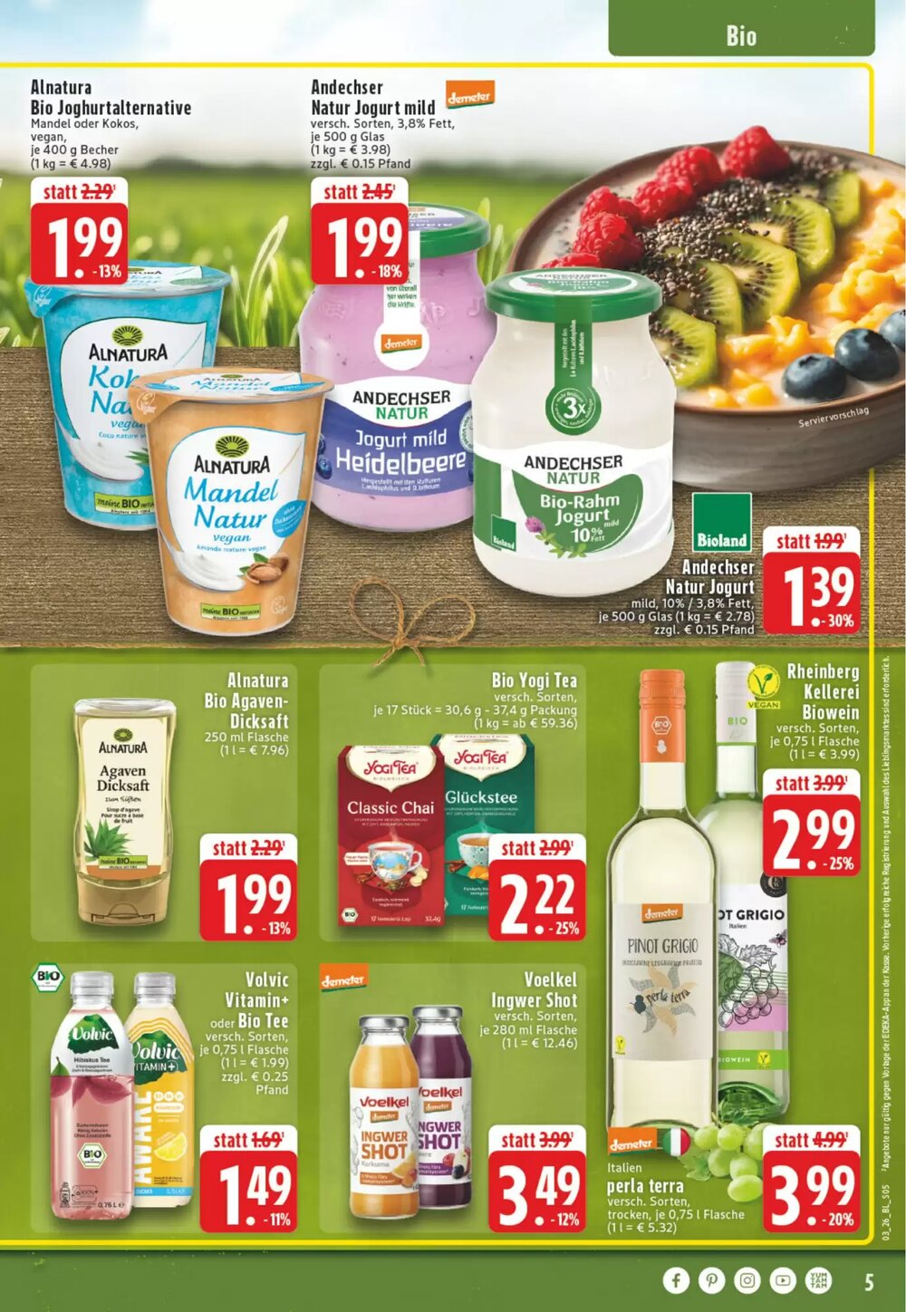 EDEKA Vogl Prospekt (ab 12.01.2026) zum Blättern - Seite 5