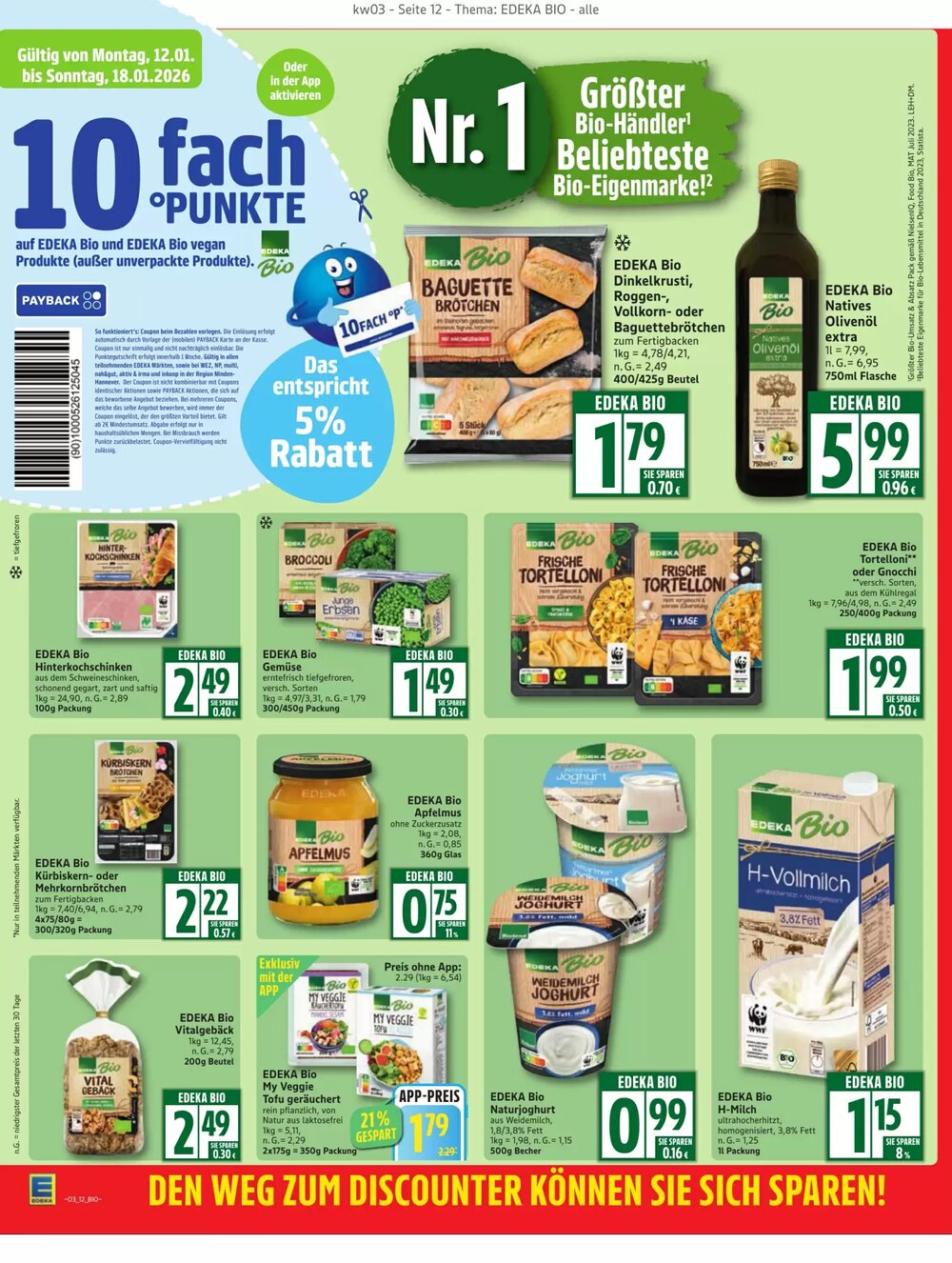 Edeka Prospekt (ab 12.01.2026) zum Blättern - Seite 12