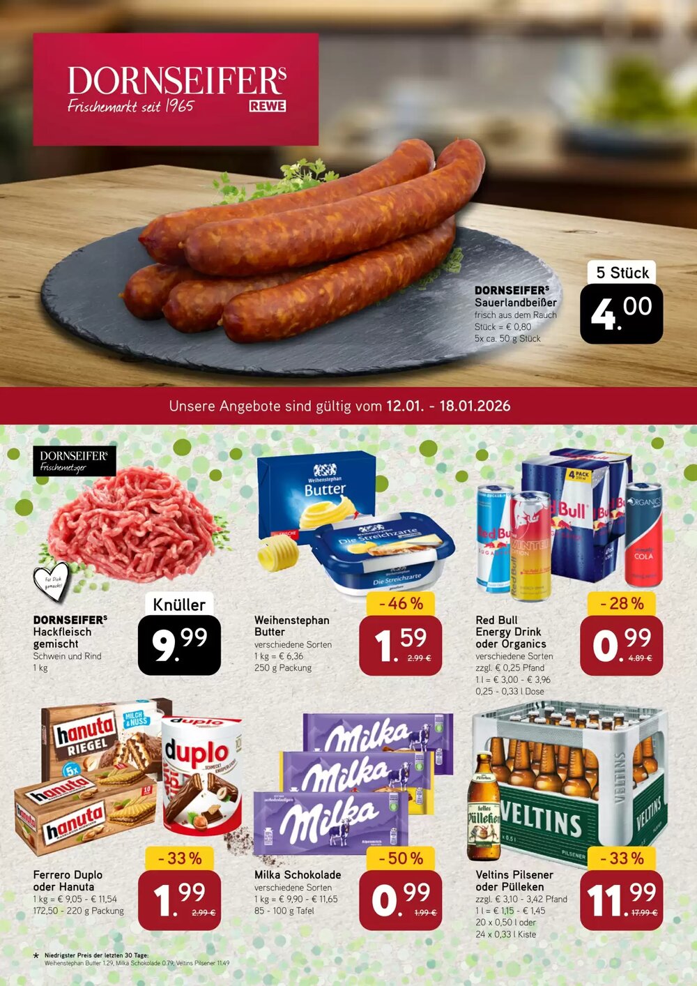Dornseifer Prospekt (ab 12.01.2026) zum Blättern - Seite 1
