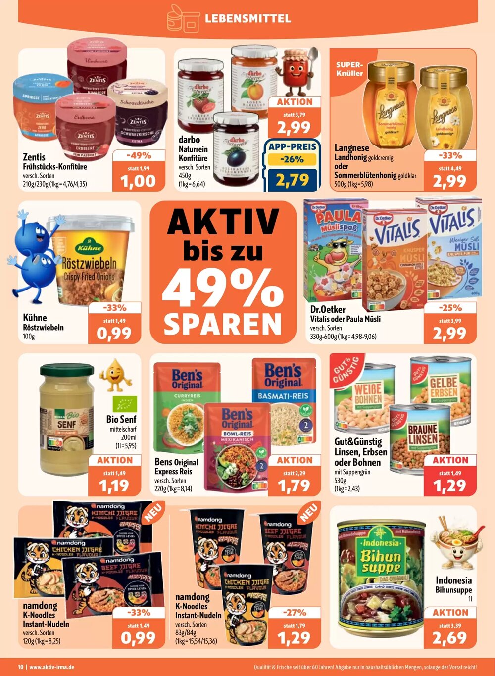 Aktiv Irma Prospekt (ab 12.01.2026) zum Blättern - Seite 10