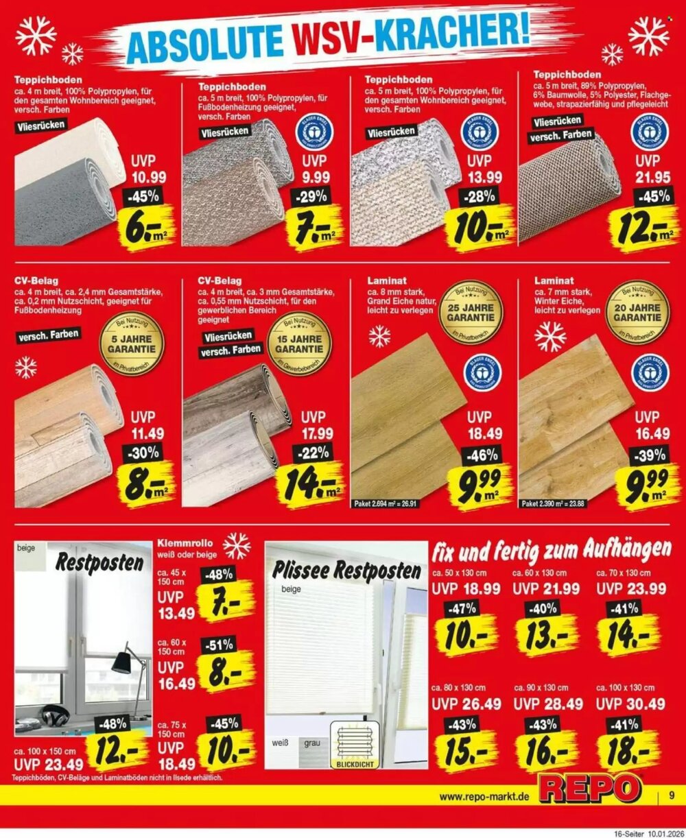 Repo Markt Prospekt (ab 12.01.2026) zum Blättern - Seite 9