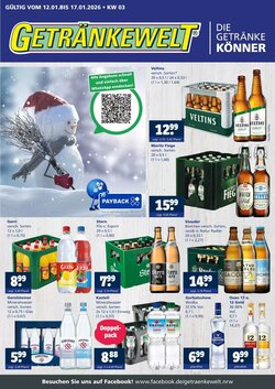 Getränkewelt Prospekt (ab 12.01.2026) zum Blättern