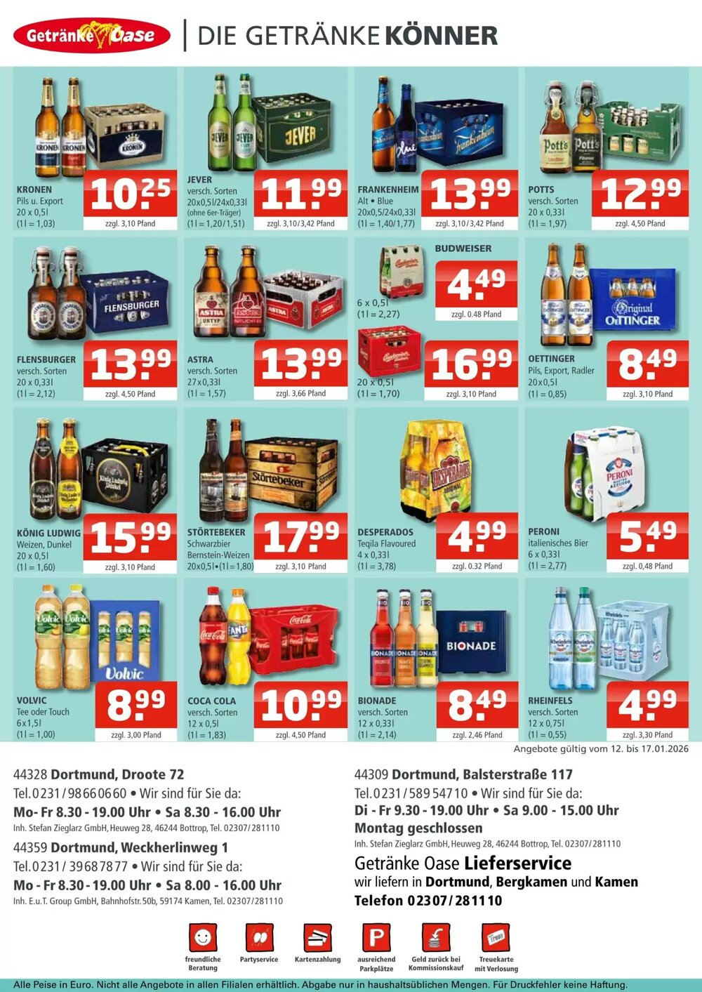 Getränke Oase Prospekt (ab 12.01.2026) zum Blättern - Seite 2