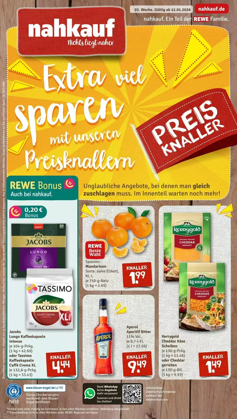 nahkauf Prospekt (ab 12.01.2026) zum Blättern - Seite 1