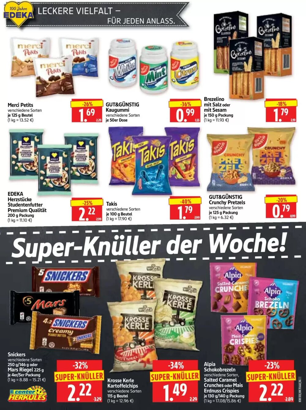 Edeka Herkules Prospekt (ab 12.01.2026) zum Blättern - Seite 16