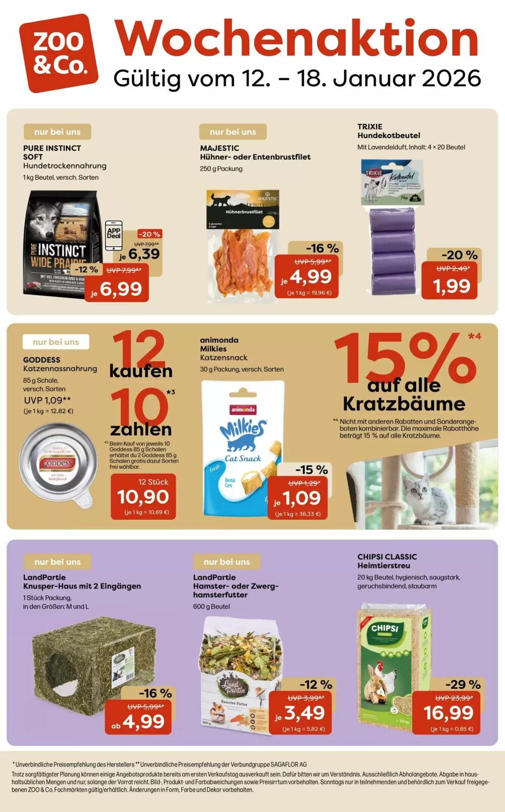 Zoo & Co Prospekt (ab 12.01.2026) zum Blättern - Seite 1