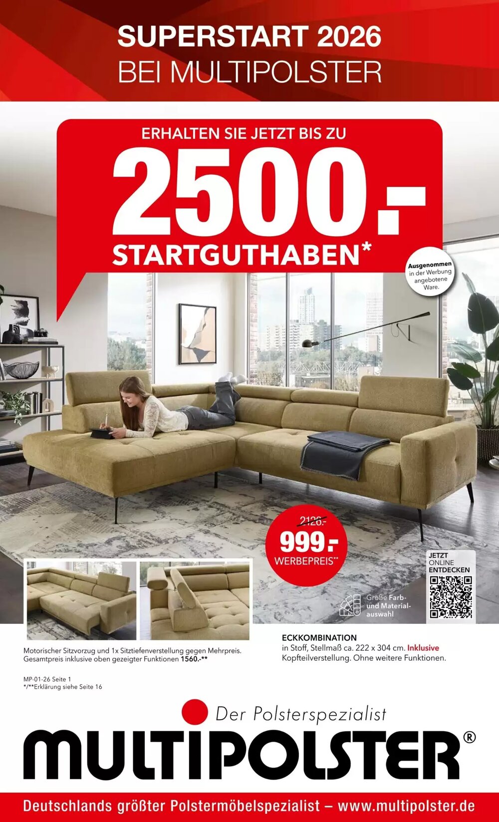 Multipolster Prospekt (ab 12.01.2026) zum Blättern - Seite 1