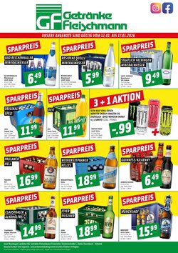 Getränke Fleischmann Prospekt (ab 12.01.2026) zum Blättern - Seite 1