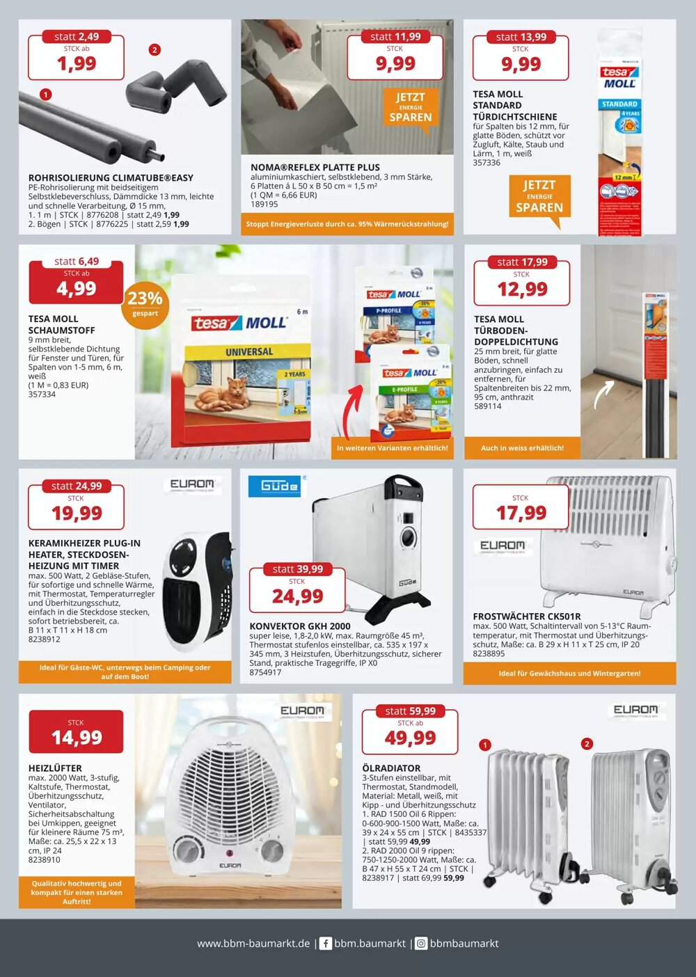 BBM Baumarkt Prospekt (ab 12.01.2026) zum Blättern - Seite 10