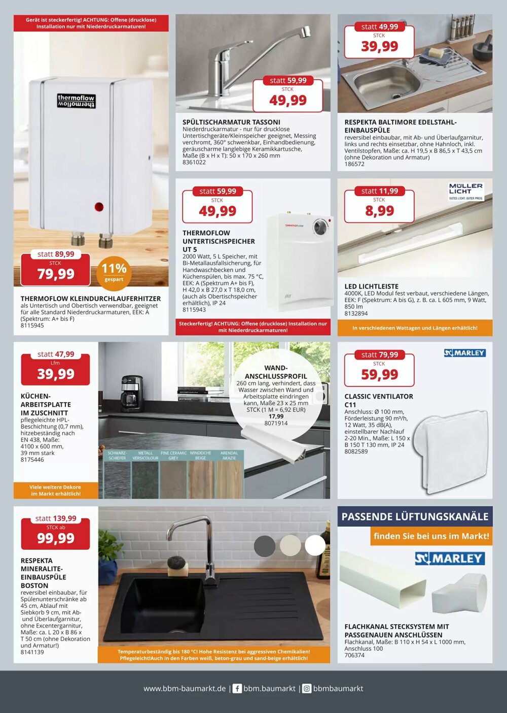 BBM Baumarkt Prospekt (ab 12.01.2026) zum Blättern - Seite 15