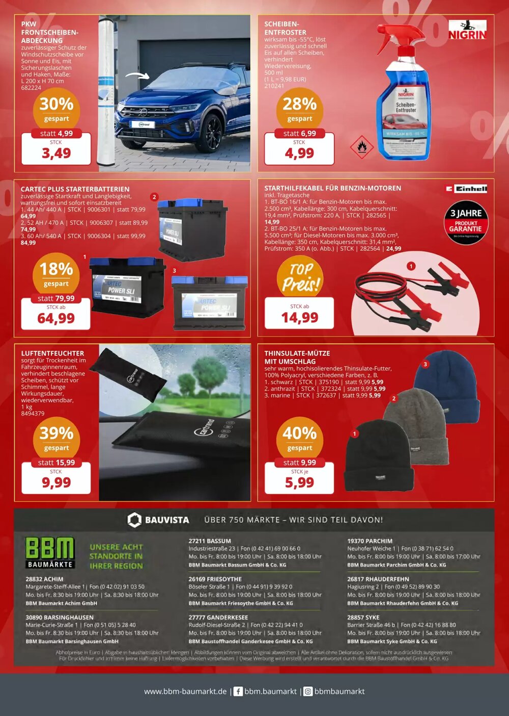 BBM Baumarkt Prospekt (ab 12.01.2026) zum Blättern - Seite 16