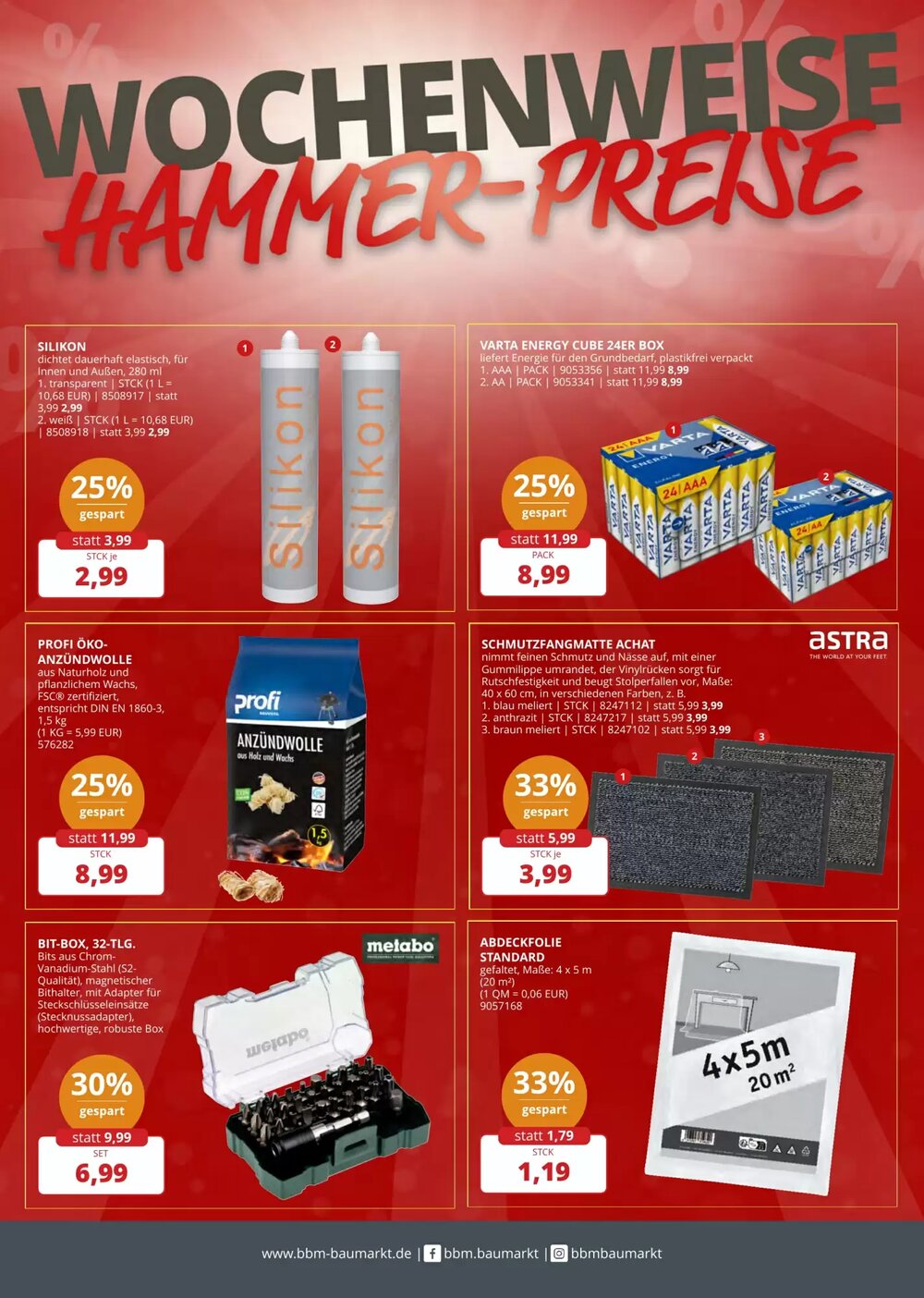 BBM Baumarkt Prospekt (ab 12.01.2026) zum Blättern - Seite 3