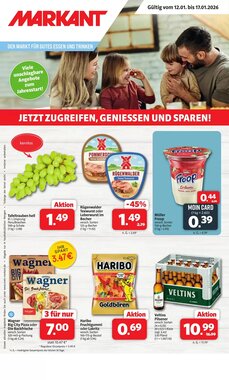 Markant Markt Prospekt (ab 12.01.2026) zum Blättern - Seite 1