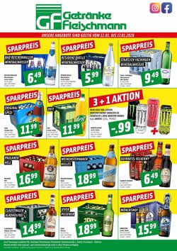 Getränke Fleischmann Prospekt (ab 12.01.2026) zum Blättern - Seite 1