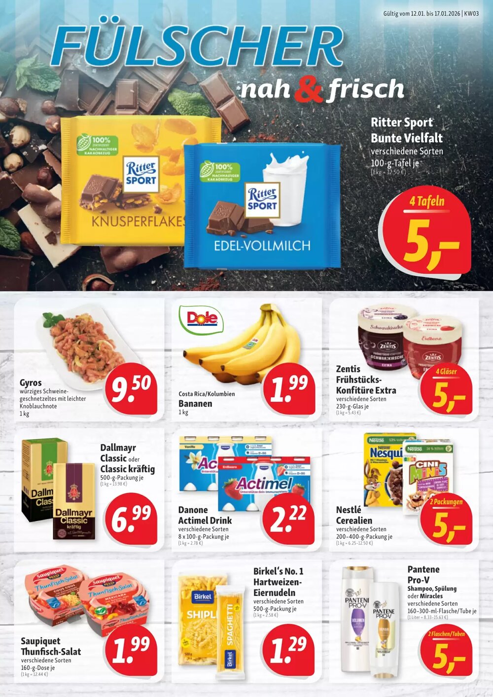 Nah & Frisch Prospekt (ab 12.01.2026) zum Blättern - Seite 1