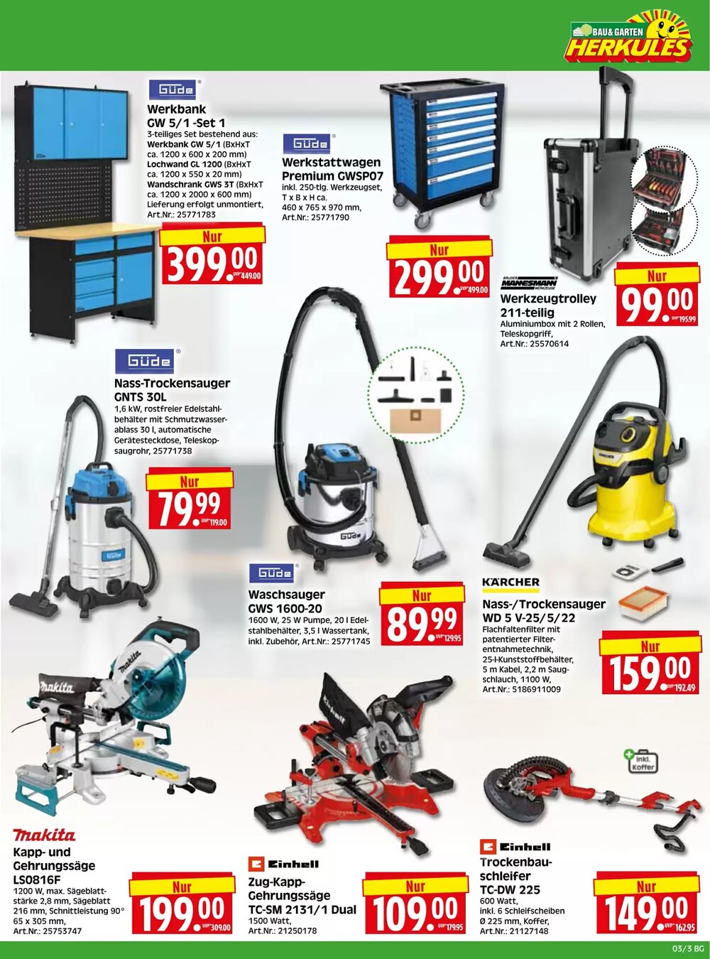 Herkules Baumarkt Prospekt (ab 12.01.2026) zum Blättern - Seite 3