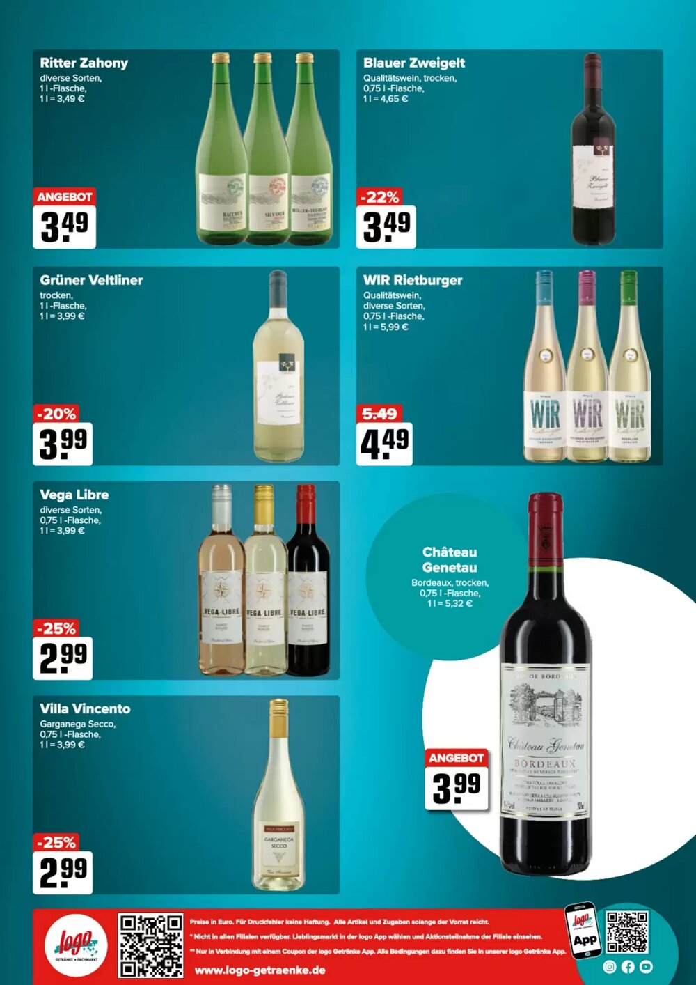 Logo Getränkemarkt Prospekt (ab 12.01.2026) zum Blättern - Seite 8
