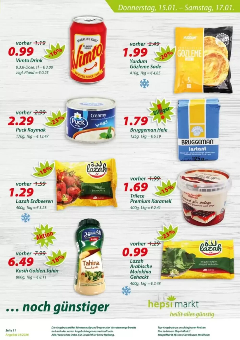 Hepsi-Markt Prospekt (ab 12.01.2026) zum Blättern - Seite 11