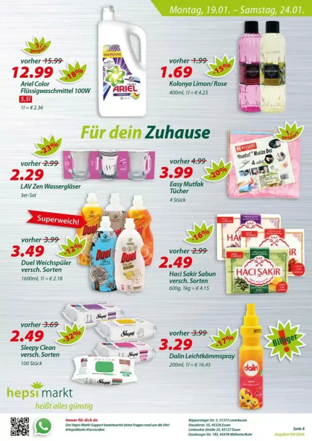 Hepsi-Markt Prospekt (ab 12.01.2026) zum Blättern - Seite 20