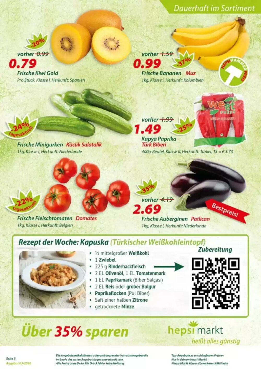 Hepsi-Markt Prospekt (ab 12.01.2026) zum Blättern - Seite 3