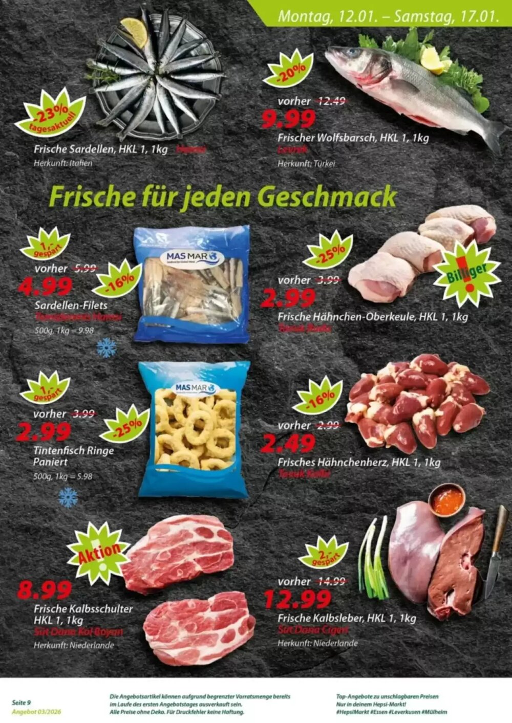 Hepsi-Markt Prospekt (ab 12.01.2026) zum Blättern - Seite 9