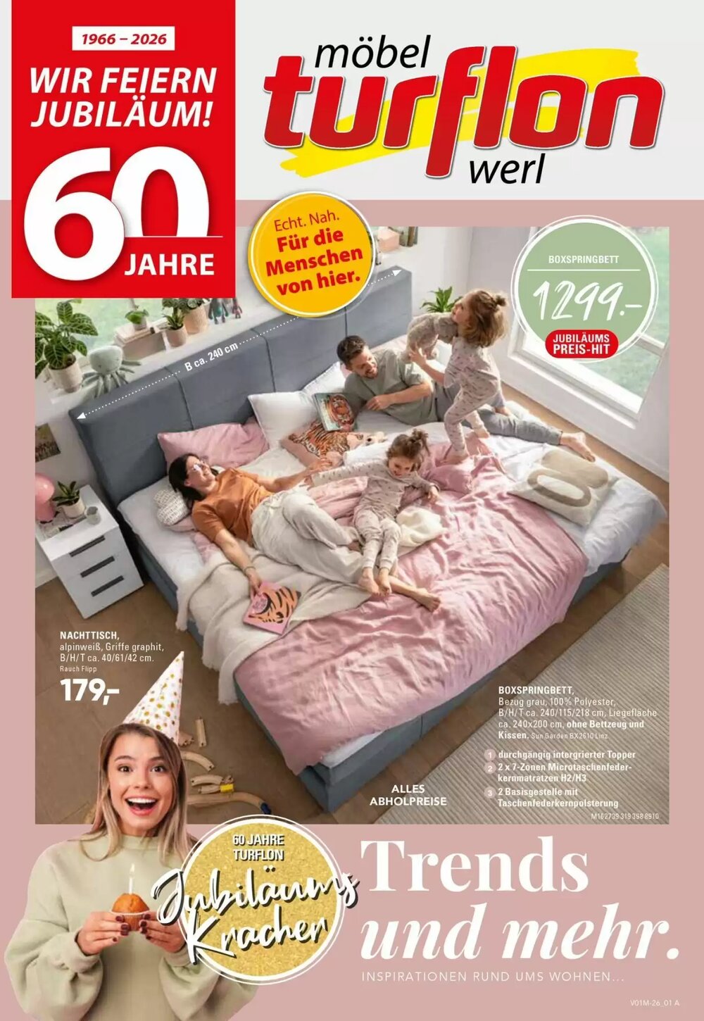 Möbel Turflon Prospekt (ab 13.01.2026) zum Blättern - Seite 1